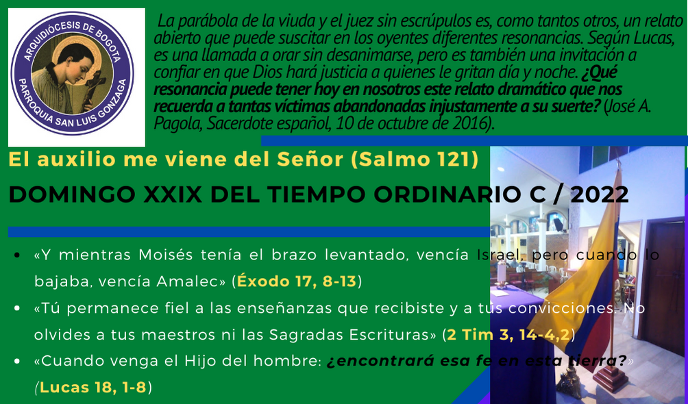 Domingo XXIX TOC- 2022 Sept